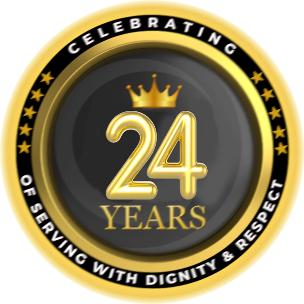 Celebrating 24 years of serving with dignity and respect